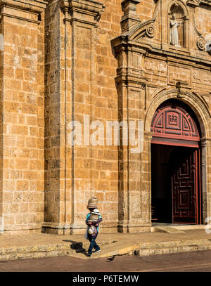 A typical view of Cartagena Colombia. Stock Photo