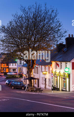 Ireland, County Mayo, Westport, town view by the Octagon, dusk Stock Photo