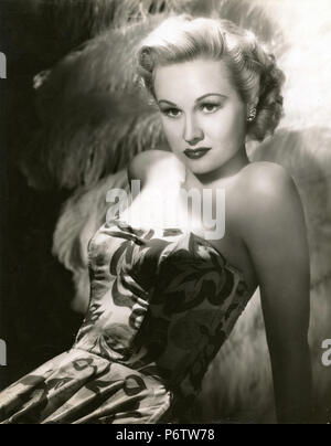 American actress Virginia Mayo, 1940s Stock Photo