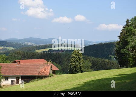 Im Landkreis Cham Bayerischer Wald Oberpfalz Stock Photo