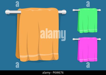 Set of kitchen towels Stock Vector