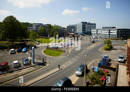 Rochdale Hopwood Hall College in the town centre  historically part of Lancashire, Greater Manchester Stock Photo