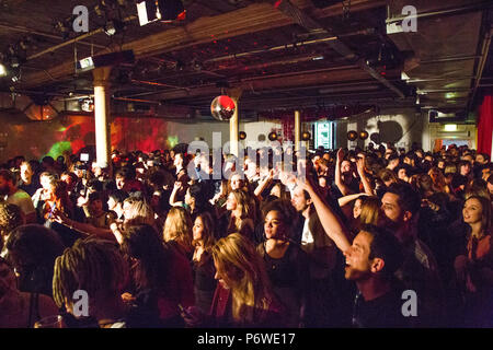 London UK 5th November 2017 People dancing at the clf art cafe,s South London Soul Train in Peckham, South London. Stock Photo