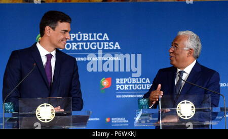 Lisbon, Portugal. 2nd July, 2018. Portuguese Prime ...