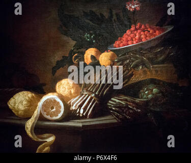 Giuseppe Ruoppolo - Still life with fruits and vegetables Stock Photo