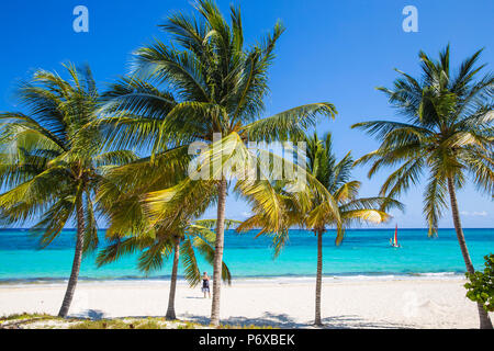Cuba, Holguin Province, Playa Esmeralda Stock Photo