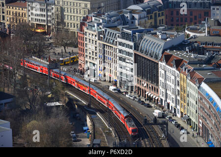 Hackescher Markt, Dircksenstrasse, Berlin-Mitte, Berlin, Deutschland Stock Photo