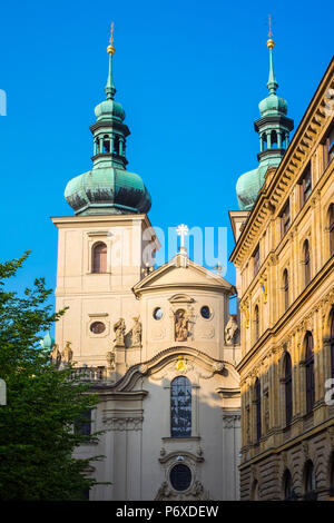 Czech Republic, Prague, Stare Mesto (Old Town). Church of St Havel (Kostel sv. Havla), built between 1723 and 1738. Stock Photo