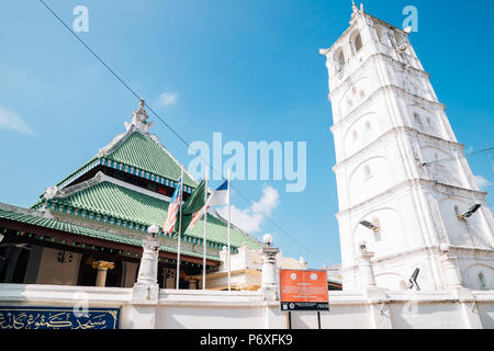 Masjid Kampung Kling, Religious building in Malacca, Malaysia Stock Photo