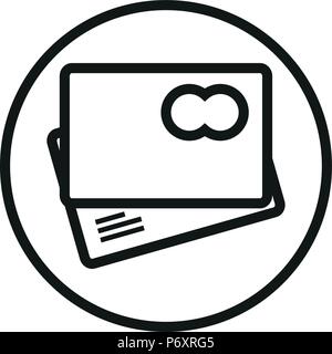 Icon - Credit cards - Vector Stock Vector