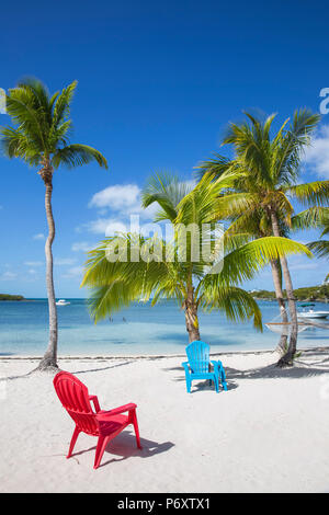 Bahamas, Abaco Islands, Great Guana Cay, Sunset beach Stock Photo