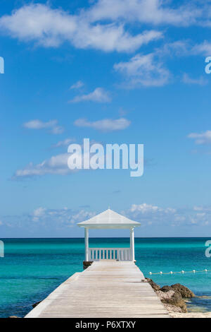 Caribbean, Bahamas, Providence Island, Jetty Stock Photo