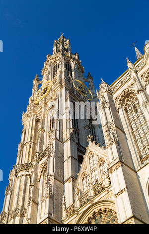 Onze-Lieve-Vrouwe Cathedral, Antwerp, Flanders, Belgium Stock Photo