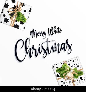Xmas card. Congratulations black lettering. Stock Vector