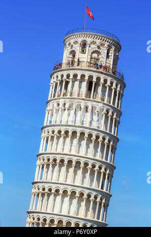 Leaning Tower, Campo dei Miracoli, Pisa, Tuscany, Italy, Europe Stock Photo
