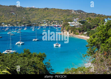 St Vincent and The Grenadines, Bequia, Princess Margaret Beach Stock Photo