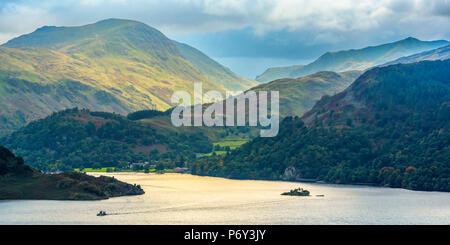 UK, England, Cumbria, Lake District, Ullswater Stock Photo