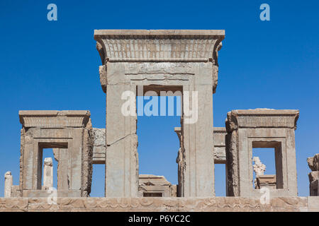 Iran, Central Iran, Persepolis, 6th century BC ancient city, Apadana Palace Stock Photo