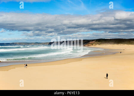 Praia da Bordeira (Bordeira beach). Parque Natural do Sudoeste Alentejano e Costa Vicentina. Algarve, Portugal Stock Photo