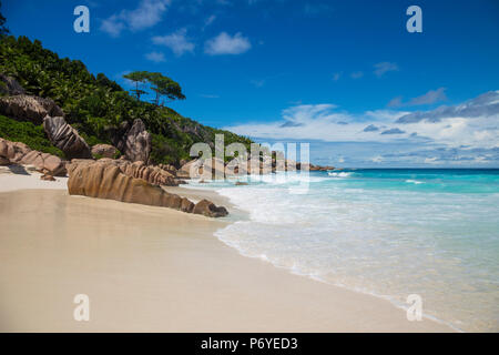 Grand Anse beach, La Digue, Seychelles Stock Photo