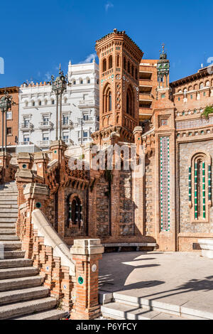 La Escalinata staircase, Teruel, Aragon, Spain Stock Photo