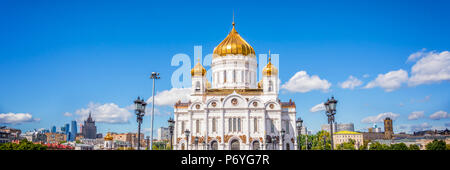 Cathedral of Christ the Saviour, Moscow, Russia Stock Photo