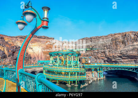 Mysterious Island attraction in Tokyo Disneysea located in Urayasu, Chiba, Japan Stock Photo