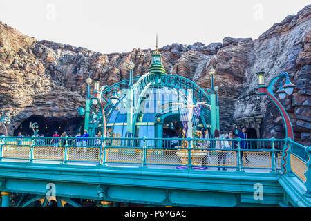 Mysterious Island attraction in Tokyo Disneysea located in Urayasu, Chiba, Japan Stock Photo