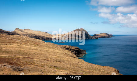 Sao Laurenco peninsula on the east coast of Madeira Stock Photo