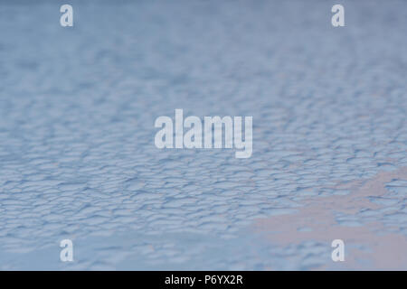 water drop and texture with blurred background. Select focus shallow depth of field Stock Photo