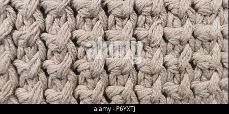 Knitted fabric pattern texture background Stock Photo