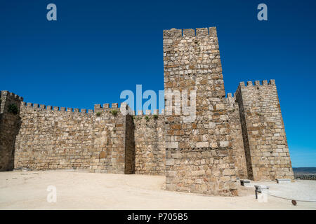 Castle of Trujillo (Castillo árabe), Extremadura, Spain, built in IX-XII centuries Stock Photo