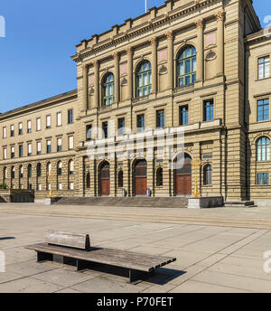 The main building of the Swiss Federal Institute of Technology in Zurich Stock Photo