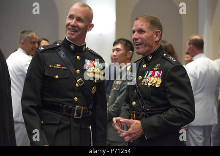 U.S. Army Colonel Robert W. Hughes and Command Sergeant Major Scott E ...