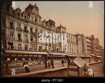 vintage postcard from around europe Stock Photo