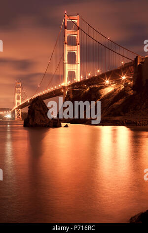 The Golden Gate Bridge, San Francisco, California, USA Stock Photo