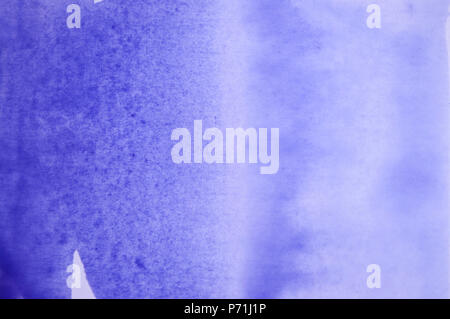 Violet gradient watercolor background on white background for your design. Stock Photo