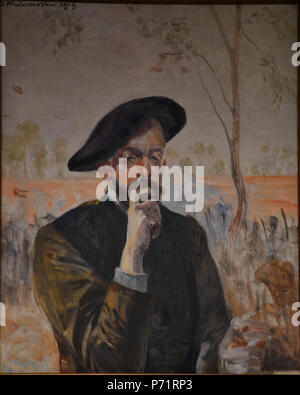 :    1909 . , .     .   . . 1909 145 Jacek Malczewski 1909 Self-Portrait Galeria Malarstwa Polskiego MPB Stock Photo