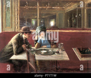 Beraud Jean - Au Café 2 Stock Photo - Alamy