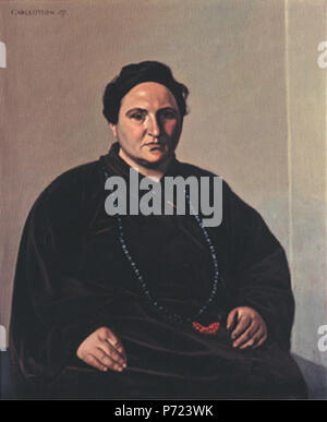 125 Félix Valloton, Portrait of Gertrude Stein, 1907 Stock Photo