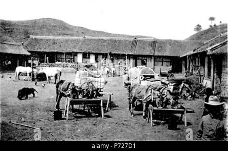 Deutsch: photo from Ein Tagebuch in Bildern . before or in 1902 31 Das Wirtshaus Stock Photo