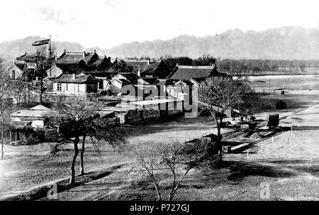 Deutsch: photo from Ein Tagebuch in Bildern . before or in 1902 220 Tempel am Meere, von den deutschen Truppen besetzt. 4 km von Shanhaikuan Stock Photo