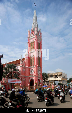 Church of the Sacred Heart of Jesus (Nha Tho Tan Dinh), Ho Chi Minh City, Vietnam, Indochina, Southeast Asia, Asia Stock Photo