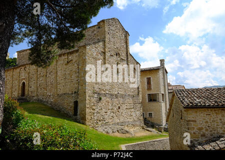 Pieve di Santa Maria Assunta, San Leo, Rimini province, Emilia Romagna, Italy, Europe Stock Photo