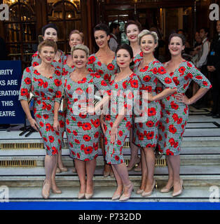London, UK. 3rd July, 2018. LONDON - ENGLAND 03 JULY. Atmosphere attends the Press Night for The King and I at the London Palladium, London England, Tuesday 3rd July 2018 Credit: Gary Mitchell, GMP Media/Alamy Live News Stock Photo
