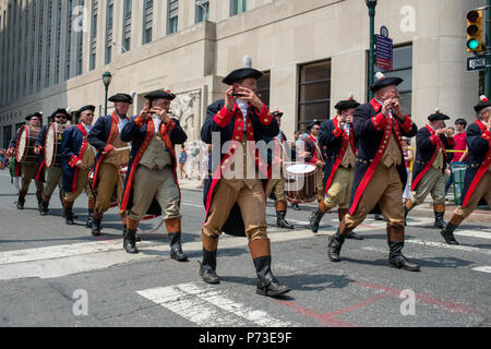 Philadelphia, USA. 4th July, 2018.  Credit: Jodie Castellani/Alamy Live News Stock Photo