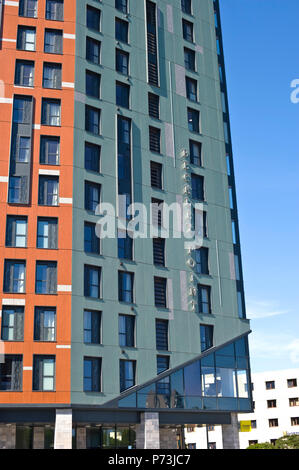 Beckley Point university student accommodation in Plymouth Devon England UK Stock Photo