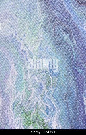 close up of abstract background with light blue and purple acrylic paint  Stock Photo - Alamy