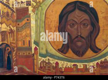 Work by Nicholas Roerich . before 1947 3 And-we-see-1922.jpg!PinterestLarge Stock Photo