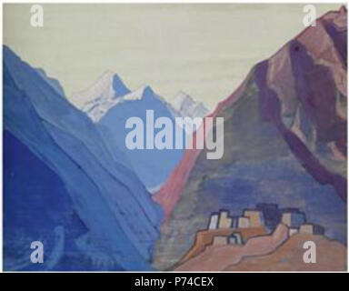Work by Nicholas Roerich . before 1947 28 Lahaul.jpg!PinterestLarge Stock Photo